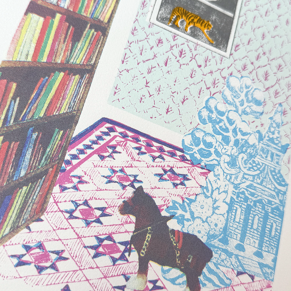 Pride Comes Before a Fall by Josie Jenkins - Screen print