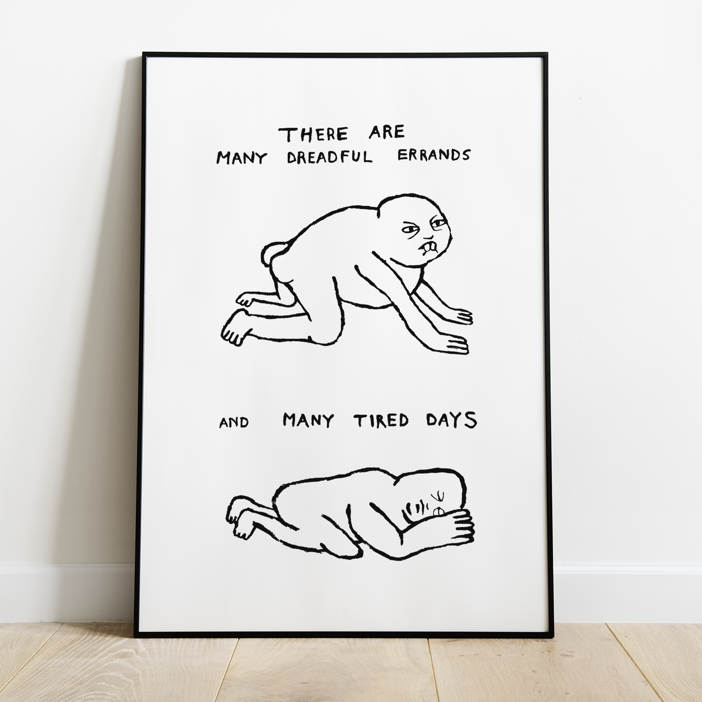 Dreadful Errands by Ellie Hoskins - Screen print