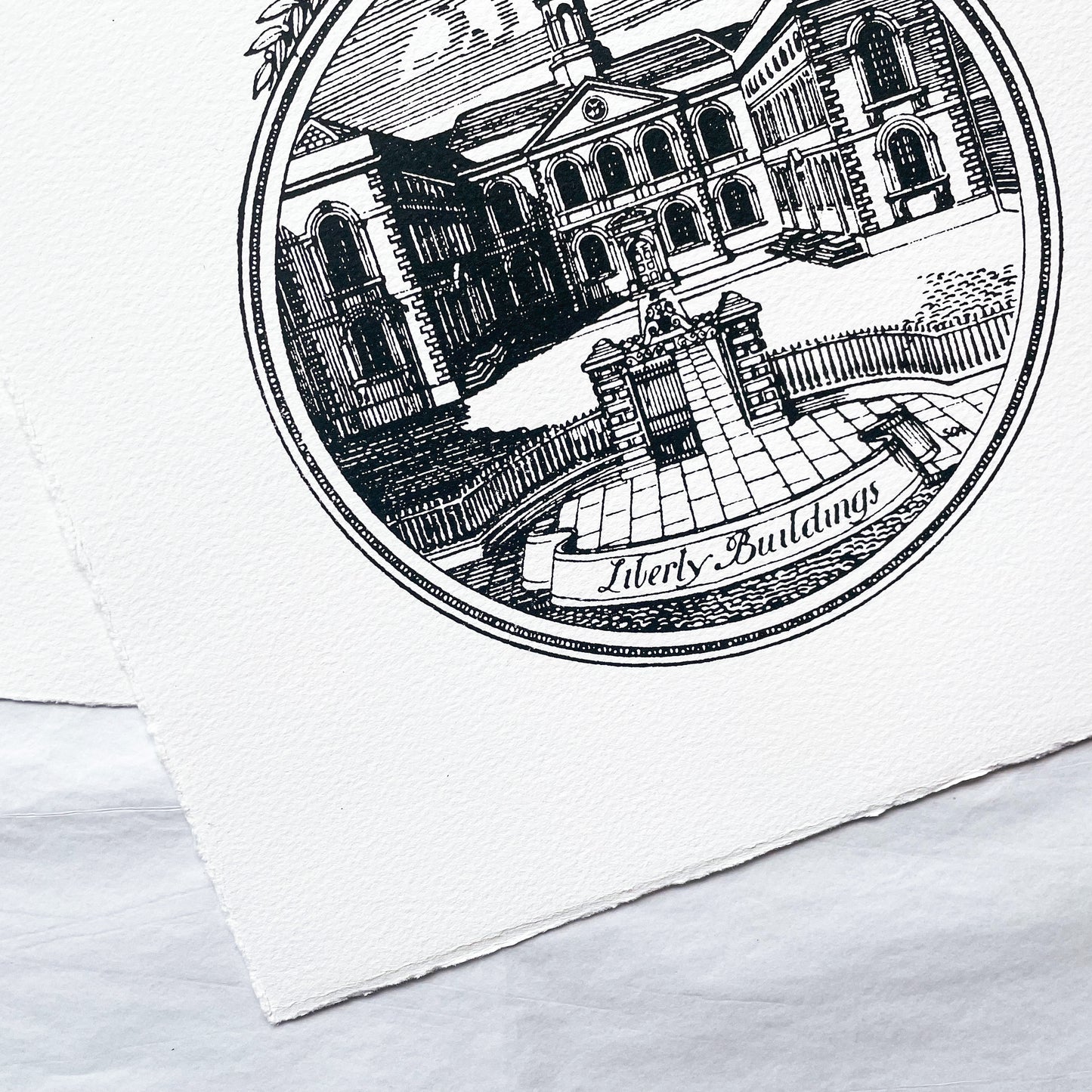 Liberty Building Handmade Print