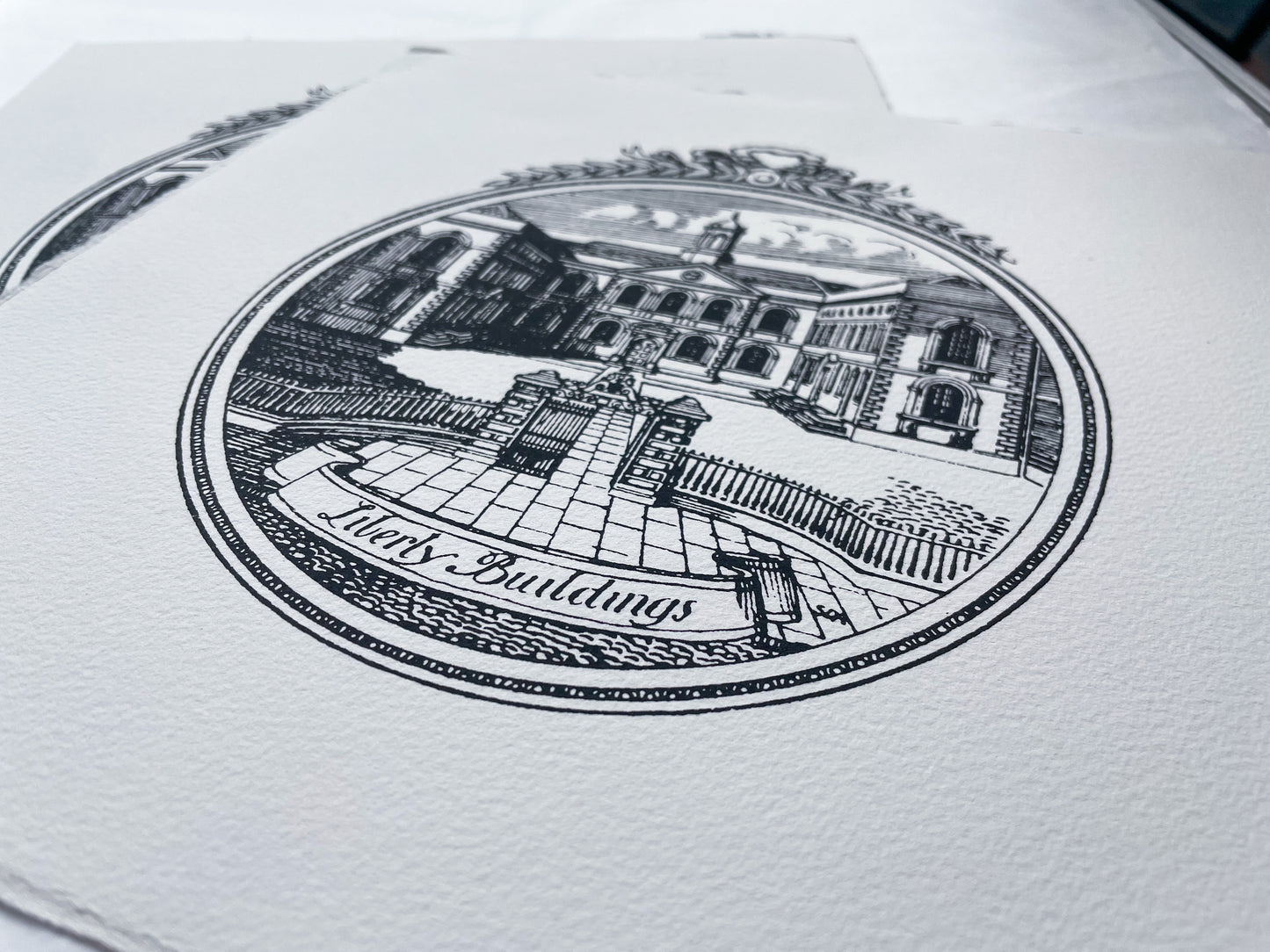 Liberty Building Handmade Print