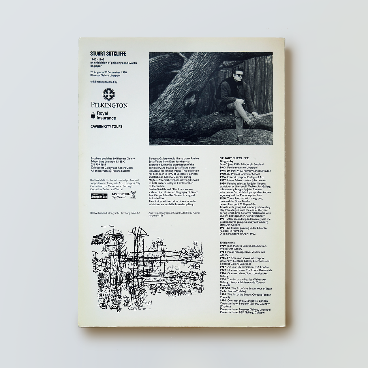 Stuart Sutcliffe, 1940-62 - Exhibition Leaflet