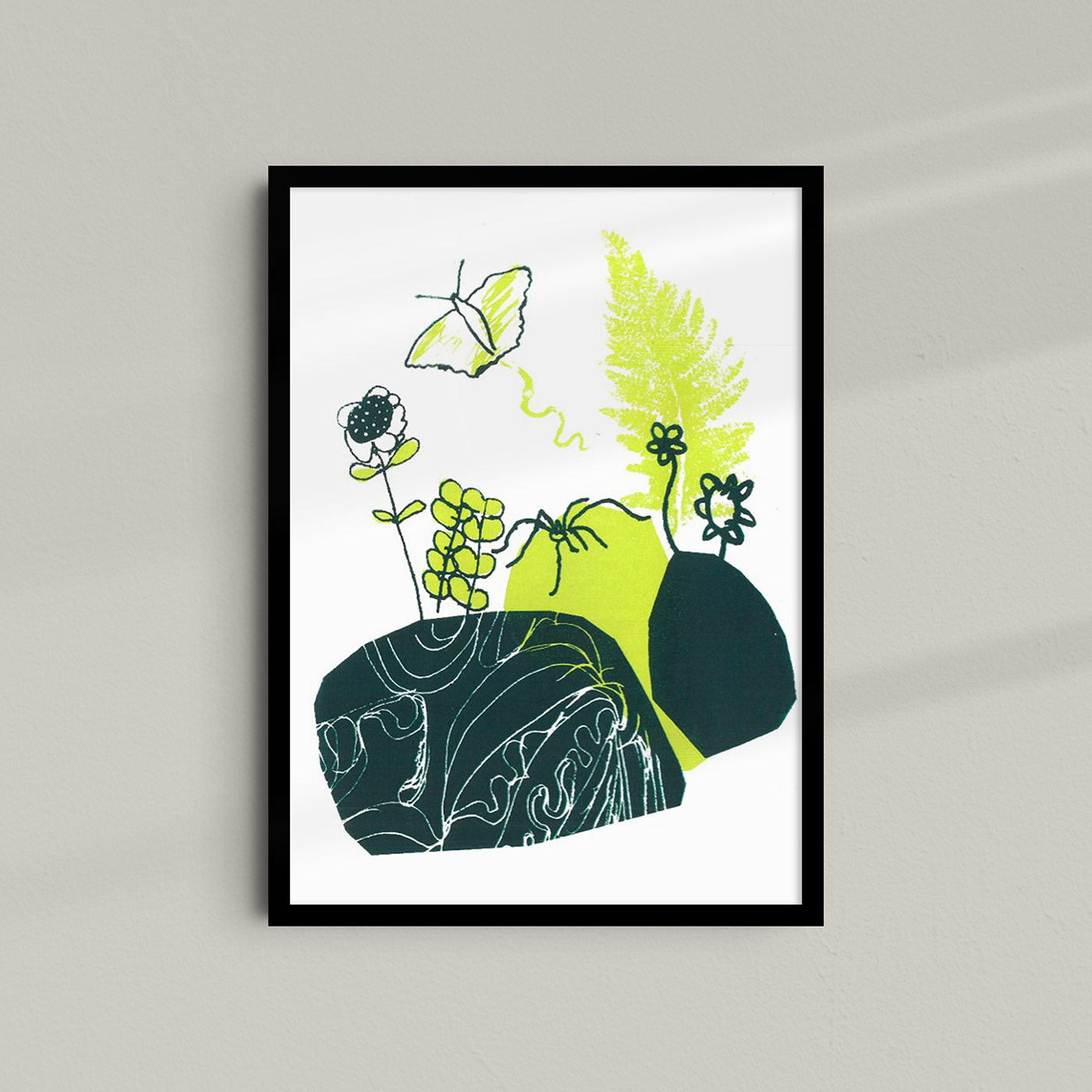 Birds, Bugs & Botanicals - Limited edition A4 Screen Print