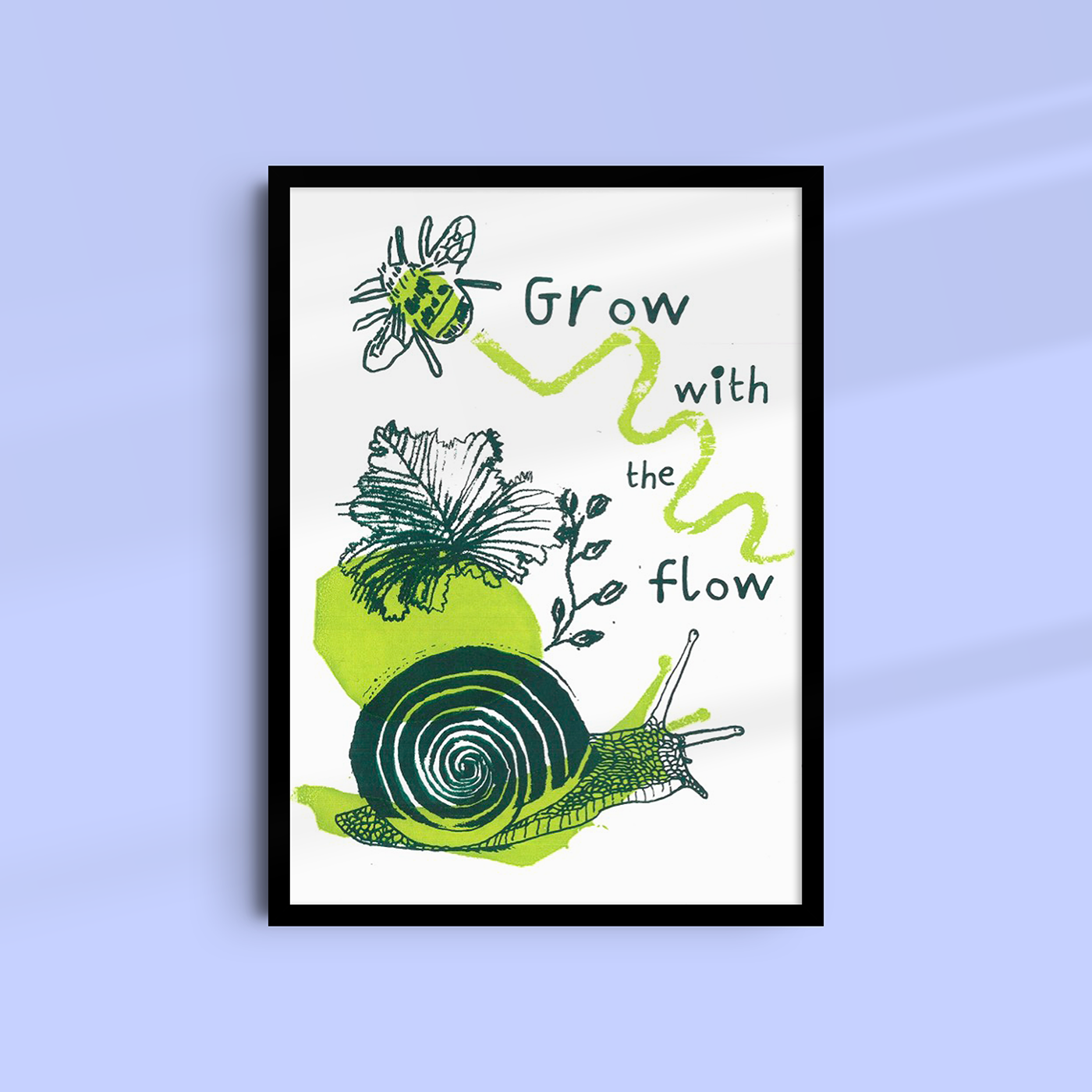 Birds, Bugs & Botanicals - Limited edition A4 Screen Print