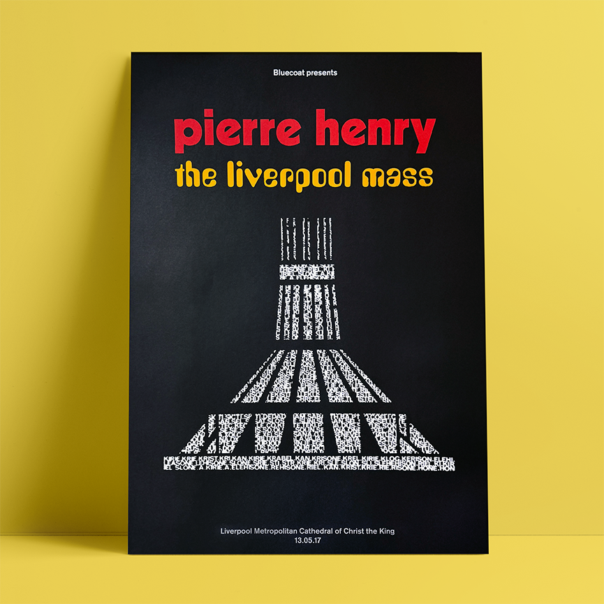 Pierre Henry, The Liverpool Mass - Exhibition Poster