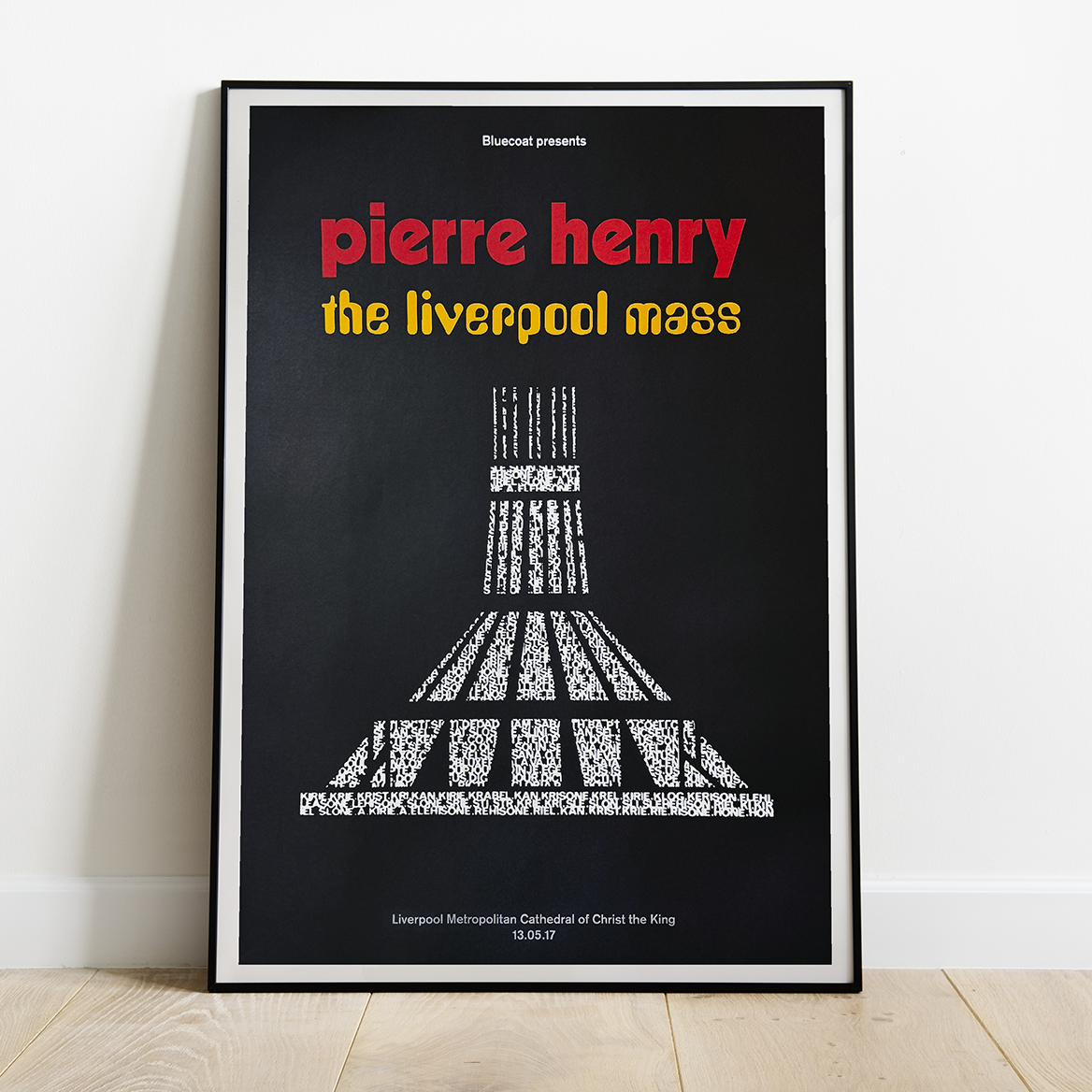 Pierre Henry, The Liverpool Mass - Exhibition Poster