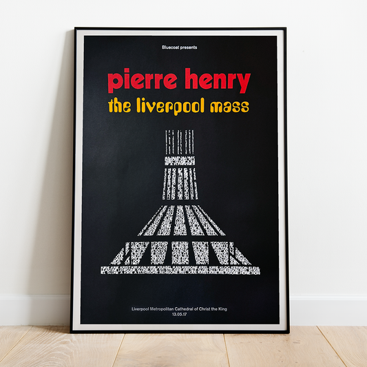 Pierre Henry, The Liverpool Mass - Exhibition Poster