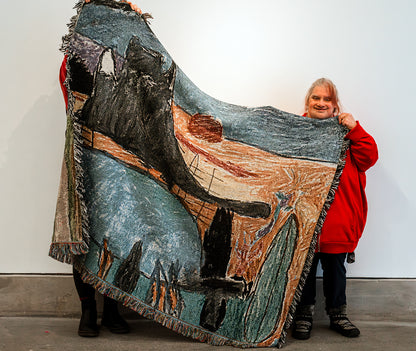 Black Hills of Dakota - Woven Blanket by Laura Aquilina